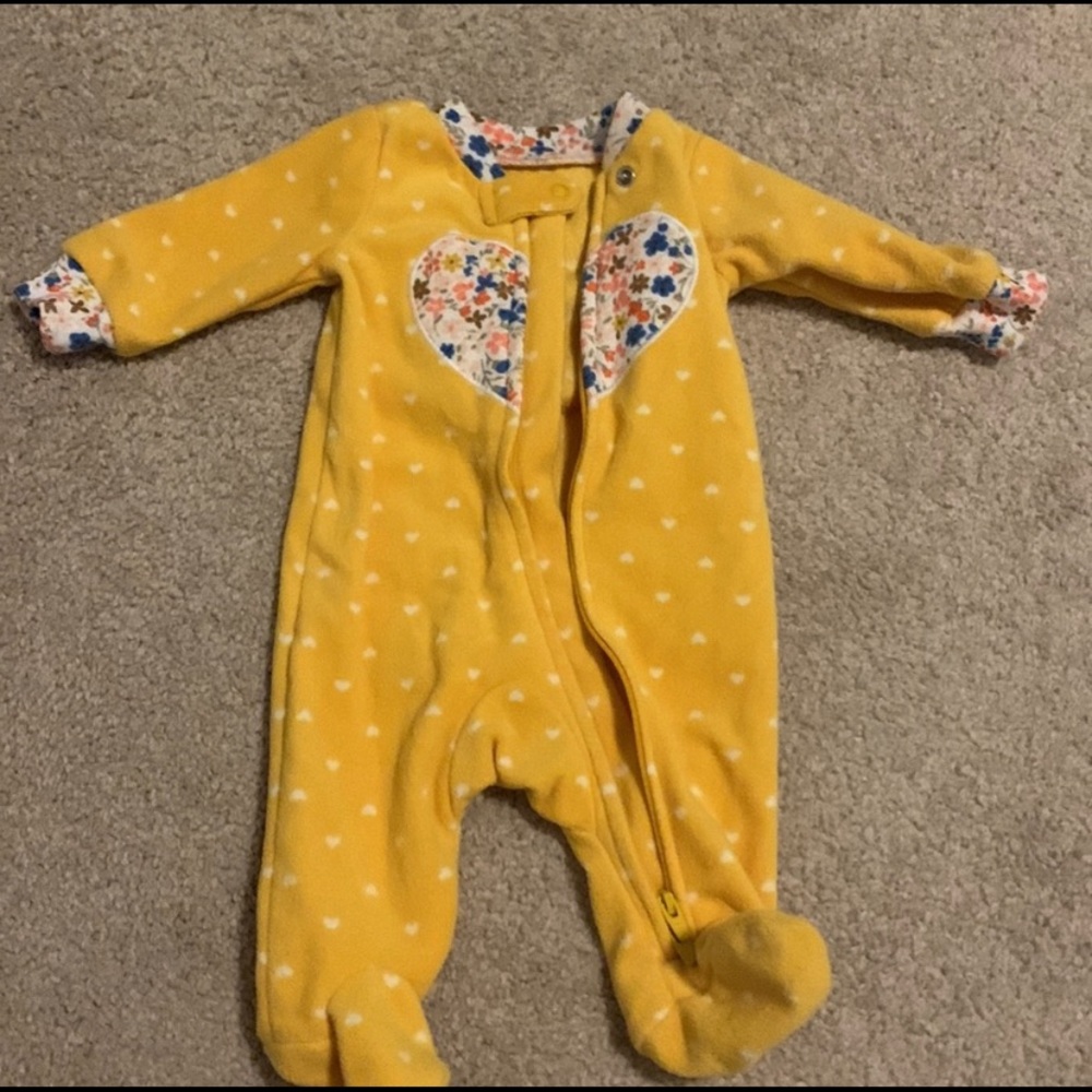 Yellow Newborn Onesie